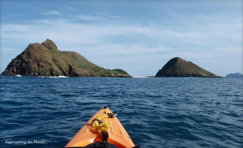 kayaking: kailua bay out to the Mokes