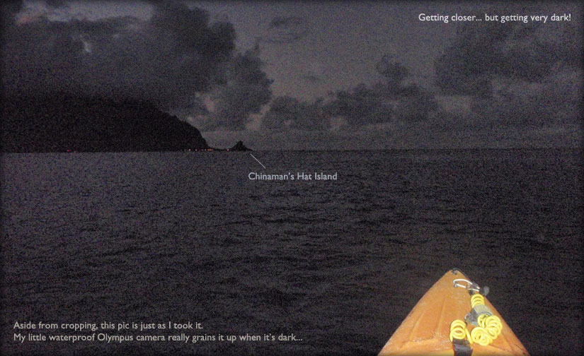 kayaking: kaneohe bay - heeia to Chinaman's Hat