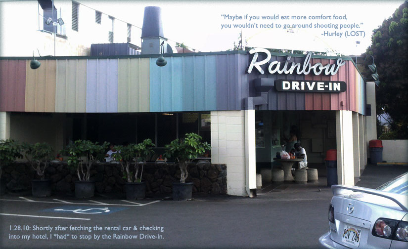 lost geekery: Rainbow Drive-In